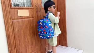2025 New Dinosaur Fashion Kids Backpack for 3-7 Years Old Children Kindergarten School Bag Korean Style Cute Dinosaur Print