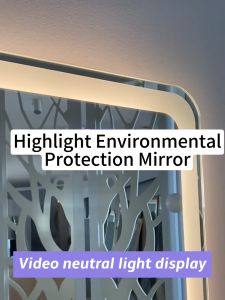 Full Body Mirror With Lights 50*120cm Smart Full Length Mirror Whole Body Mirror Wall Tricolor Wall Decor For Livingroom Bedroom Hotel Salon