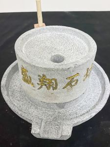 ทําด้วยมือจีนแบบดั้งเดิม สีหิน Mill Feng Shui เครื่องประดับชนบทเก่าวัตถุภาพยนตร์ประสบการณ์การถ่ายภาพของเล่นตกแต่งบ้านแกะสลัก