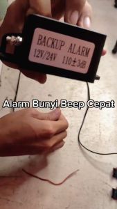 Alarm Mundur Back Buzzer Klakson Atret Mobil Truk Pick Up 12 v 24 v