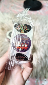 🔥สติกเกอร์วงกลมลายแฟนซี🔥หลากสี 500ดวง แบบม้วน (📌เลือกแบบ) ✅พร้อมส่ง สติ๊กเกอร์ขอบคุณ Thank you Sticker ติดกล่อง