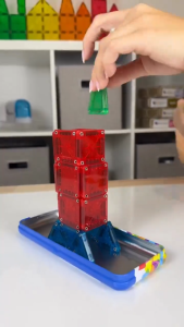 SG Ready Stock Mini Magnetic Tiles Building Blocks Educational STEM Toys for Kids Early Learning Magnetic Blocks