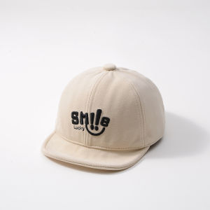 Cute Baby Baseball Cap Windproof Outdoor Travel Hat for Boys And Girls Spring Autumn Soft Brim round Top Bear Brand Hat