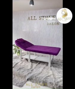 เตียงสักคิ้ว เตียงนวด เตียงสปา เตียงคลินิก เตียงทรีทเม้นท์ เตียงสัก เตียงต่อขนตา เตียงแวกซ์  เตียงนวดหน้า เตียงเสริมสวย  ขนาด 190x80cm.  แบบพับได้ เบาะกว้าง หนานุ่ม ปรับระดับได้