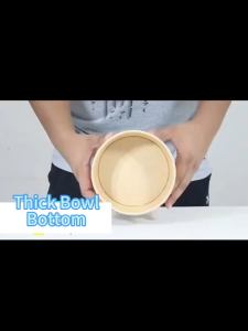 50Pcs Disposable Eco-Friendly Round Food Container Paper Bowls with Lids – Leakproof Greaseproof Food Safe Certified BPA Free Microwave Compatible. Perfect for Hot Food Cold Meals Soups Salads – Available in 500ml and 700ml