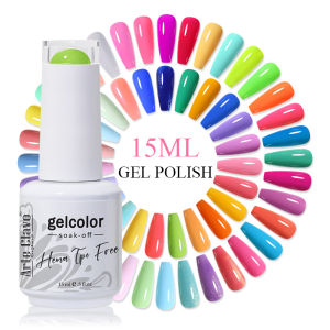 Arte Clavo 15ml Colors Nail Gel Polish Spring Summer Pink Semi Permanent Soak Off UV LED Gel Nail Art DIY Design Varnishes