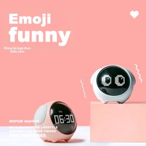 WUQUGONGSHE | Cute Expression Birthday Gift Clock