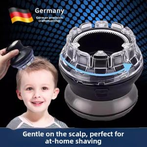 MONLEYTA | Baby Child Hair Clipper Self Service Bald Head Tool Flat Top Home Use Electric Fly Saucer Lazy Persons Hair Trimmer