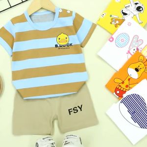 Setelan Anak Laki Laki Baju Bayi Cowok Kaos Anak Laki2 Katun Import Premium - Roseshop18