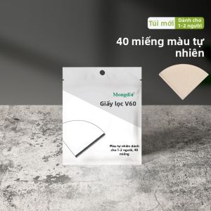 MONGDIO | Giấy Lọc Cà Phê Pha Chảy V60 Hình Nón