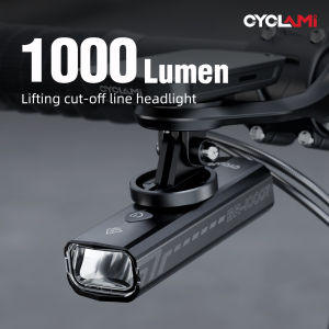 CYCLAMI Headlight 1000LM Bike Light Waterproof Rechargeable Front Lamp Bicycle Light Aluminum Ultralight Flashlight