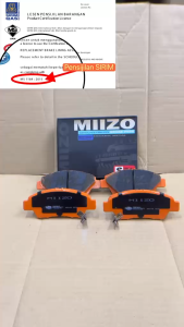 CITY GM2 GM6 GN2 GN3 GN5 GN6 2009-2025 JAZZ GE8 GK5 CRZ INSIGHT ZE2 DEPAN FRONT DISC BRAKE PAD SET MIIZO BRAKE PAD D5168