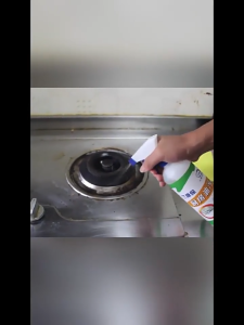 Kitchen range hood oil stain cleaner 500ml 厨房油烟机油污清洁剂 Multifunctional foam cleaner Powerful decontamination No dismantling多功能泡沫清洁剂去污免拆洗油污净