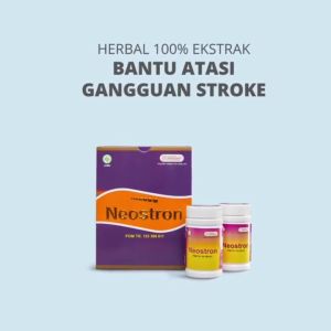 Neostron Herbamed Obat Stroke Herbal Bantu Melancarkan Sirkulasi Darah