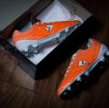 Sepatu Sepak Bola Sevspo X Zoro One Leather Orange White Sepatu Bola Bahan Kulit Bisa COD. 