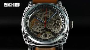 COD/BAYAR DITEMPAT Jam Tangan pria skmei 9271 automatic kulit water resist original