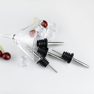Yo-Fun 6pcs Stainless Steel Wine Bottle Pourer Pourer Oil Cork Bartender Wine Accessories Bar Accessories Wine Pourer Wine Bottle Pourer