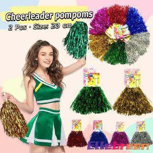 Cheerleader Metallic Foil PomPoms: Perfect for Sports Cheers & Fancy Dress Parties\\n\\n What Are Cheerleader Metallic Foil PomPoms?\\n\\nCheerleader metallic foil pom-poms are eye-catching accessories that add flair and excitement to sports cheers and fancy dress parties. Made from metallic aluminum foil, these pom-poms come in various colors, sizes, and designs, allowing cheerleaders and partygoers to express their creativity and enthusiasm.\\n\\n Material & Size\\n\\nCheerleader metallic foil pom-poms are crafted from high-quality metallic aluminum foil, which provides durability and shine. These pom-poms are approximately 20 cm long, making them easy to hold and manipulate during performances.\\n\\n Available Colors\\n\\nThese metallic foil pom-poms come in a range of vibrant colors, including blue, green, pink, red, silver, and gold. This variety allows users to choose the perfect color to match their team's colors or personal style.\\n\\n How to Use Cheerleader Metallic Foil PomPoms\\n\\nIncorporating metallic foil pom-poms into sports cheers and fancy dress parties can elevate the energy and excitement of the event. Here are some tips on how to use these pom-poms effectively.\\n\\n Preparing for Sports Cheers\\n\\nTo prepare for sports cheers, practice holding and manipulating the metallic foil pom-poms in various ways. This will help you become comfortable with the pom-poms and ensure a smooth performance during the actual event. Additionally, coordinate with your teammates to create a cohesive routine that showcases your skills and enthusiasm.\\n\\n Incorporating PomPoms into Fancy Dress Parties\\n\\nMetallic foil pom-poms can be a fun addition to fancy dress parties, particularly when paired with themed costumes. Consider incorporating the pom-poms into your costume design or using them as part of a group performance to create a memorable experience for guests.\\n\\n Choosing the Right PomPom Handle\\n\\nSelecting the appropriate handle for your metallic foil pom-poms is crucial for a successful performance. Here are some considerations when choosing a pom-pom handle.\\n\\n Understanding PomPom Handles\\n\\nPom-pom handles come in various styles, including straight, curved, and jointed. Each type has its advantages, depending on the intended use. Straight handles offer stability and control, while curved handles provide flexibility and ease of manipulation. Jointed handles allow for greater range of motion and creativity during performances.\\n\\n Selecting the Best Handle for Your Needs\\n\\nWhen selecting a pom-pom handle, consider the type of performance you'll be participating in and your personal preferences. If you're planning to perform sports cheers, a straight or curved handle may be more suitable. For fancy dress parties, a jointed handle could offer more versatility and creativity.\\n\\n Where to Buy Cheerleading Supplies\\n\\nFinding the right cheerleading supplies, including metallic foil pom-poms, is essential for a successful performance. Here are some top online stores and tips for shopping for pom-poms and accessories.\\n\\n Top Online Stores for Cheerleading Supplies\\n\\nSome popular online stores for cheerleading supplies include:\\n\\n* Amazon\\n* eBay\\n* SpiritNovelties.com\\n* TeamUnify.com\\n\\nThese stores offer a wide range of cheerleading products, including metallic foil pom-poms, at competitive prices.\\n\\n Tips for Shopping for PomPoms & Accessories\\n\\nWhen shopping for metallic foil pom-poms and other cheerleading accessories, consider the following tips:\\n\\n* Read product descriptions and reviews carefully to ensure you're purchasing the right product.\\n* Compare prices and shipping options to find the best deal.\\n* Check the return policy in case you need to exchange or return the product.\\n* Look for stores that offer free shipping or discounts on bulk orders.\\n\\nBy following these guidelines, you can find the perfect metallic foil pom-poms and accessories to enhance your sports cheers and fancy dress parties. Remember to practice and prepare for your performance, and don't hesitate to reach out if you have any questions or concerns.\\n\\nHappy cheering!\n}