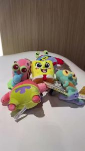 Potdemiel | Kawaii Cartoon Spongebob Patrick Star Plush Toy Keychain Stitch Creative Gary Backpack Pendant Squidward Tentacles Friends Gifts