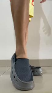 Sepatu Pria Slip On Mickelson Pria Anti air Karet dan Fleksibel uk 38 - 44 Biru