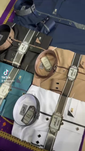 Jubah Al Badar Polyester Kombinasi Lengan Manset Motif Keren Jubah Pria Gamis Dewasa Jubah Al Badar