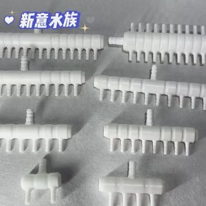 ท่อแยกลมพลาสติกสีน้ำเงิน เพื่อแยกลมออกเป็นหลายทาง ท่อเข้า 8 มม. 2 / 3 / 4 / 6 / 8 / 10 ทาง (สำหรับแยกลมจากปั๊มลม)