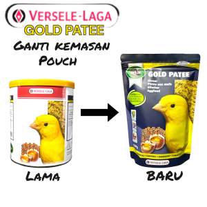 GOLD PATEE Versele Laga Egg food kenari pakan burung kenari pengganti telor +madu