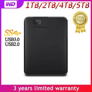 Western Digital WD Elements 2.5" Portable Hard Drive 1TB 2TB 3TB 4TB 5TB Hdd USB3.0 External Hard Disk for Desktop PC laptop pc