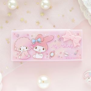 Sanrio | Hộp Đựng Đồ Hello Kitty Sanrio Kt Cat Melody Mini Hộp Đựng Đồ Cá Nhân Nhỏ Gọn Tiện Lợi Dùng Để Đựng Tăm Bông Kẹp Tóc Chỉ Nha Khoa Quà Tặng Cho Bé Gái