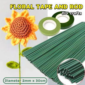 Digeo Floral Green Paper Tape Flower Material Diy Flower Diameter Handmade Rose Pole
