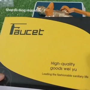 Vòi tăng áp hai đầu ra kèm đầu nối vòi siêu bền chắt liệu HỢP KIM KẼM