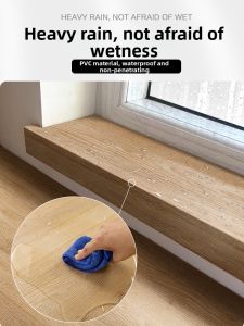 ZHUIHUI | Waterproof Sun Protection Thick Self-adhesive Wood-Grain Sticker for Window Balcony