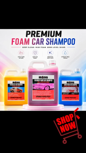 BOSS Car Shampoo Assorted Variants - 1 Liter (Colored Foam Snow Foam Hyperfoam Wax Touchless Car Shampoo) Premium Car Shampoo Thick Foam Power Safe On All Surfaces Removes Dirt Grime HIgh Gloss Finish Original Boss Product