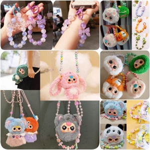 Nanafine【🔥พร้อมส่ง🔥】📿🎀 สายคล้อง Baby Three แบบยาว สะพายข้างได้ สายห้อยมือถือ สายคล้องเบบี้ทรี (สายยาว/สายลูกปัด) สายคล้องกระเป๋า สายห้อยตุ๊กตาkimmon เคสโทรศัพท์ Crossbody Chain