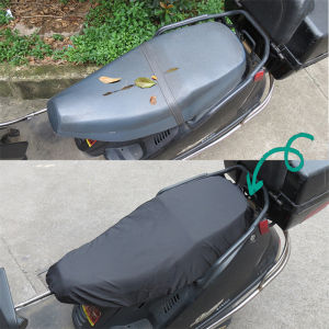 Waterproof Motorcycle Seat Cover 1Pc Sun Protection Heat Insulation Saddle Protector for Bike UV Resistant Pad