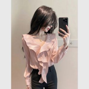 Pink Luxurious Stylish Younger-looking Designed Shirt