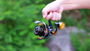 Sougayilang | Máy Câu Cá Sougayilang Spinning 1000-5000 Tỷ Lệ Truyền Động 5.0:1/4.7:1 CNC Tay Cầm Có Thể Gập Lại Có Thể Thay Thế Được Bánh Xe Câu Cá Nước Mặn Cho Sông Biển Hồ