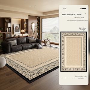 ZHUOYI | Custom Large Area Washable Retro Style Soundproof No-maintenance Floor Mat