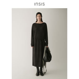 INSIS FEMME | Australian Merino Wool Off-Shoulder Loose Fit T-Shirt