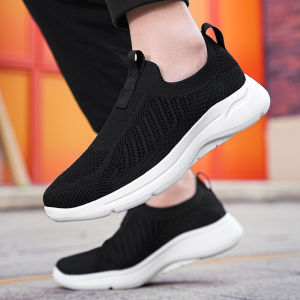 ORNGMALL สบายๆรองเท้าใส่เดินระบายอากาศ แบบสวมรองเท้ากีฬาลำลอง รองเท้าผ้า ใบคุณภาพสูง สูงเหมาะสำหรับชีวิตประจำวันและกีฬารองเท้า วิ่ง 39 ~ 48