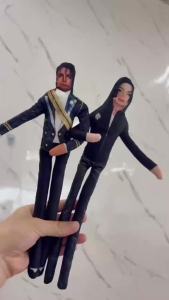 Michael Jackson Plush Doll MJ Cosplay Prop Doll Abstract Bendable Figure Joint Mobility Plush Dolls Fans Collection Gift Decor