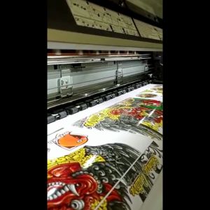 Stiker Tebok Lovebird Motif Barong Bali - Sticker Decal Sangkar Burung Love bird AR-006