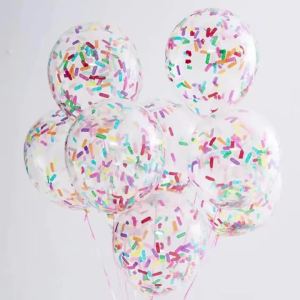 10 Chiếc Kem Theo Chủ Đề Bóng Bay 12 Inch Dải Dài Giấy Confetti Bong Bóng Cao Su Cho Sinh Nhật Tiệc Cưới Cho Bé Trang Trí