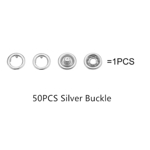 Metal Snaps For Clothes Button Press Tool DIY Sewing Snap Buttons Colorful Five Claw Buckle Brackets Handicraft Kit Supplies