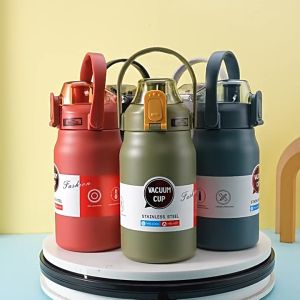 ขวดน้ำเก็บความเย็น 2000ml สเตนเลส316 กระติกน้ำสแตนเลส 2 ลิตร กระบอกน้ำเก็บอุณหภูมิ ความจุ 2ลิตร เก็บน้ำร้อน/เย็น