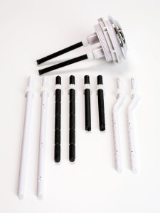 Toilet Flush Button Screw Rod Toilet Water Tank Accessories Double Click Long Rod Switch Button Drain Top Rod