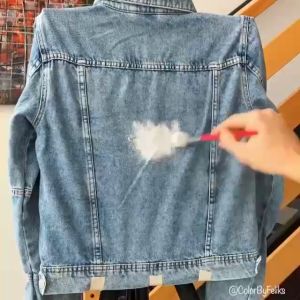 Jaket Sablon Denim Bahan TEBAL Kualitas Distro