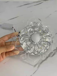 Crystal LED Ceiling Light Aisle Light Flower Shape Crystal Corridor Ceiling Light Corridor Light