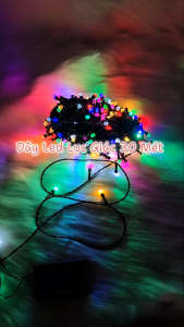 Dây Đèn LED Nháy 7 Màu 30m – 9 Chế Độ Tự Động – Chống Nước Ngoài Trời – Trang Trí Noel Tết Sự Kiện