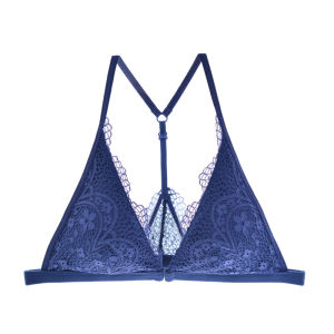 Áo Lót Đẹp Lưng Áo Lót Ren Ngực Nhỏ Tôn Ngực Mẫu Mỏng Mùa Hè Cho Nữ Áo Lót Cúp Tam Giác Kiểu Pháp Cài Trước Mẫu Hot 2021